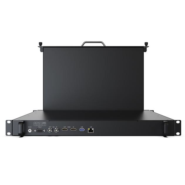 17.3 inch 1RU Pull-out Rack Mount Monitor